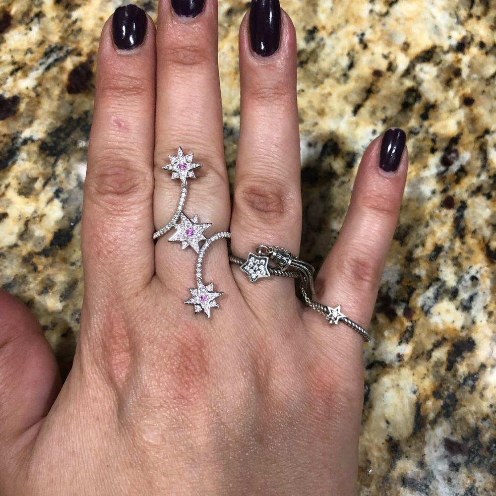 MEGA๐ตCz silver ring-5๐ 2 left - Picture 6 of 9